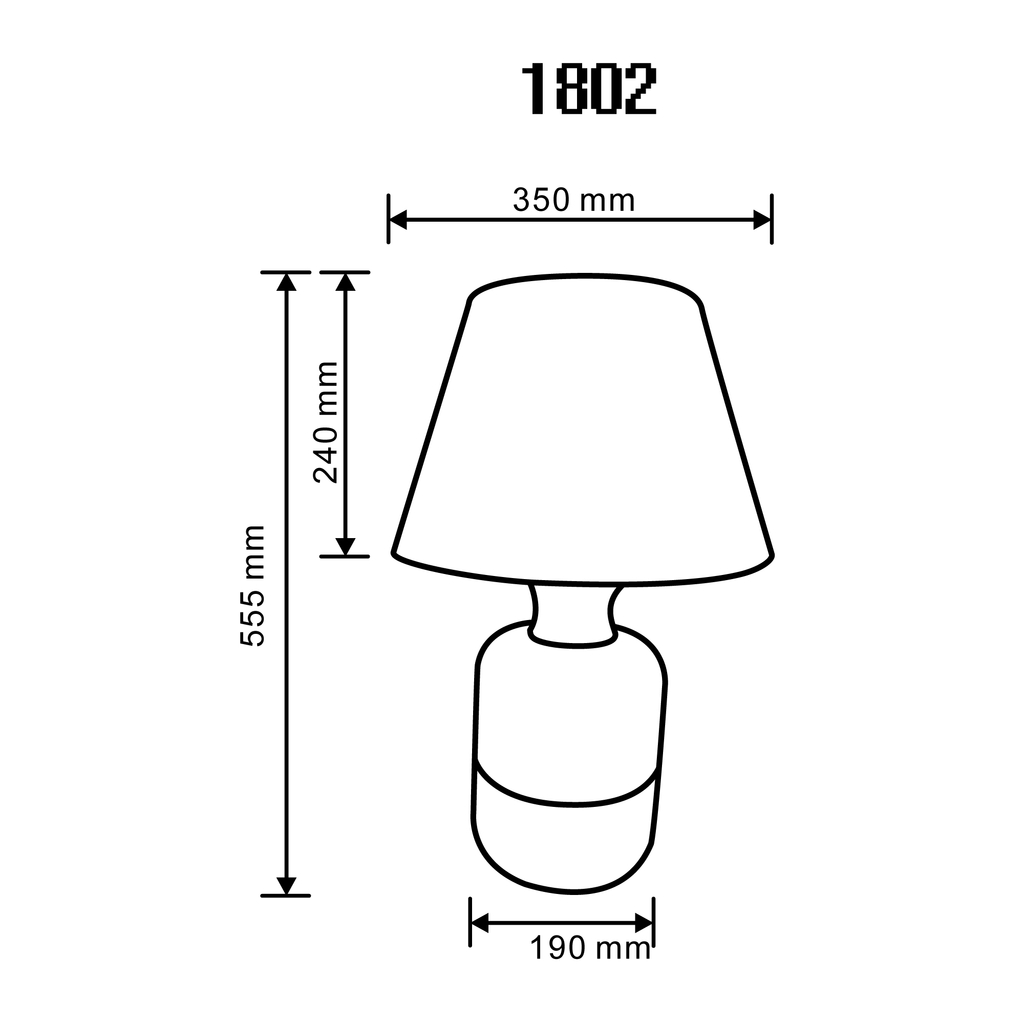 Stolná lampa s tienidlom bielo-zlatá 55,5 cm