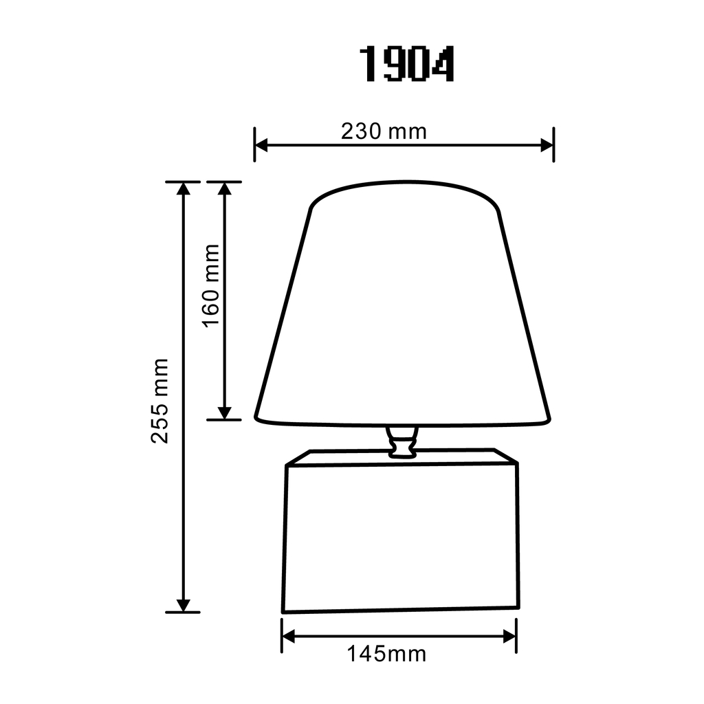 Bambusová stolná lampa s bielym tienidlom 25,5 cm