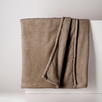 Hnedá deka CORAL 130x160 cm