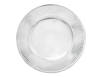 Dekoratívny tanier podložka strieborný 33 cm