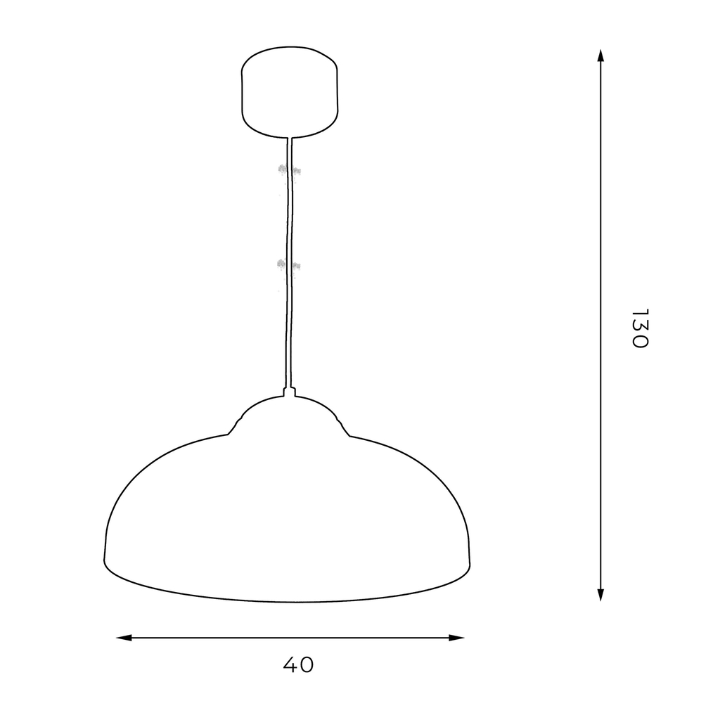 Závesná lampa čierno-zlatá BASCA