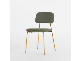 Čalúnená stolička ERMENIO zelená