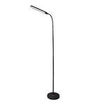 Minimalistická stojacia lampa LED čierna