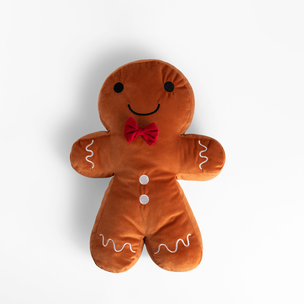 Vankúš v tvare perníkovej postavičky BISCUIT GINGER BOY 37 x 26 cm