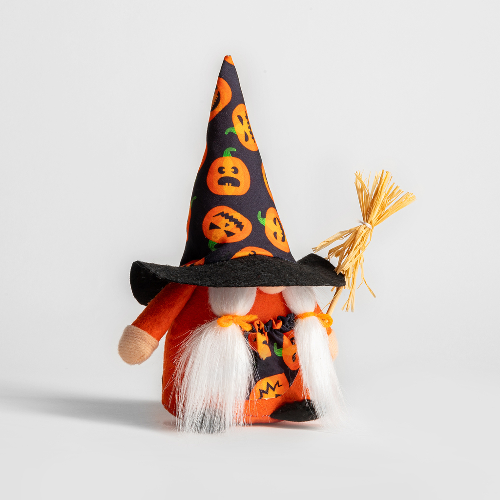 Dekoratína figúrka haloween ŠKRIATOK DIEVČA 20 cm