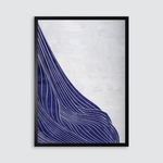 Maľba v čiernom ráme NAVY SHAPE I 50x70 cm