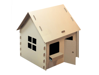 Detský kartónový domček na vymaľovanie 93x115x110 cm