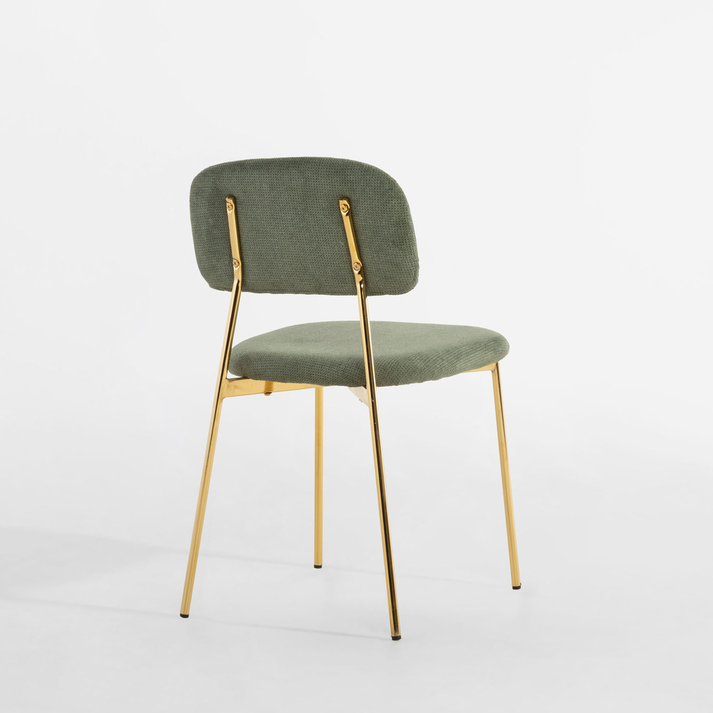 Čalúnená stolička ERMENIO zelená