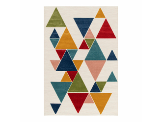 3D moderný koberec v trojuholníkoch PICTO 164x230 cm