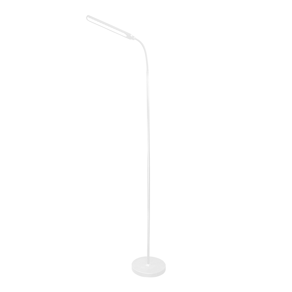 Minimalistická stojacia LED lampa biela