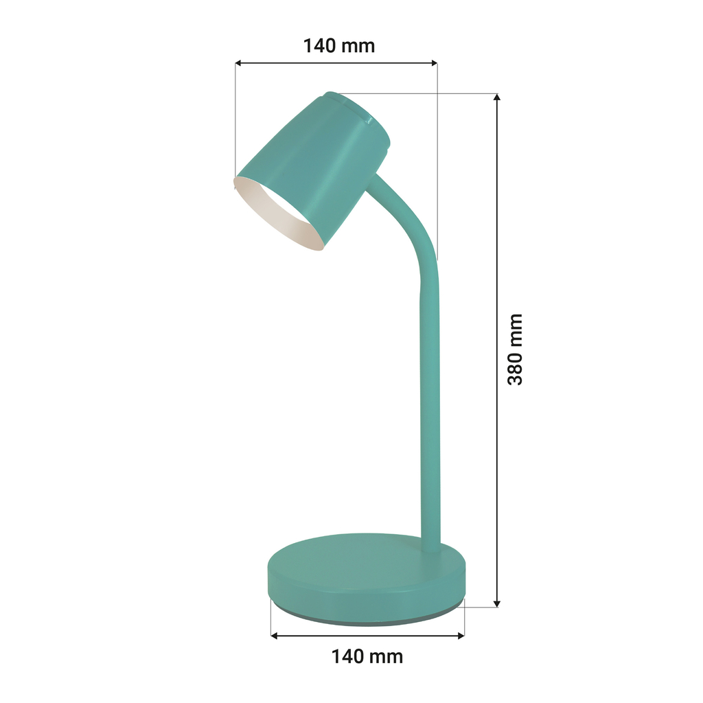 Stolná LED lampa ORO VERO modrá