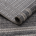 Vonkajší koberec PALERMO, sivý 60x100 cm