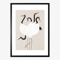 Maľba ZEN BIRDS I 50x70 cm