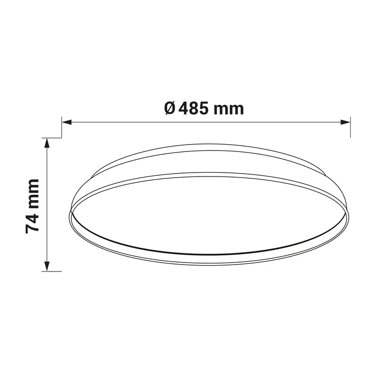 Zlaté stropné svietidlo LED ORO NUBE 60W