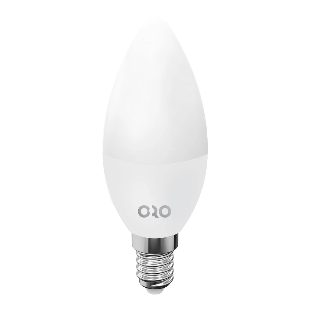 Žiarovka LED E14 7W studená farba ORO-PREMIUM-E14-C37-7W-XP