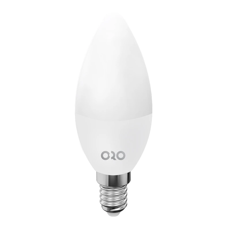 LED žiarovka E14 5W teplá farba ORO-E14-C37-TOTO-5W