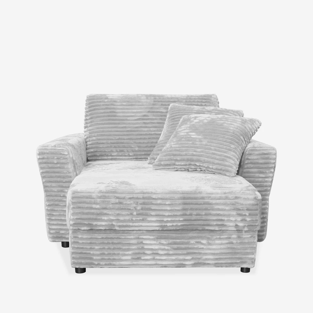 Kreslo Loveseat NOEMI svetlosivé