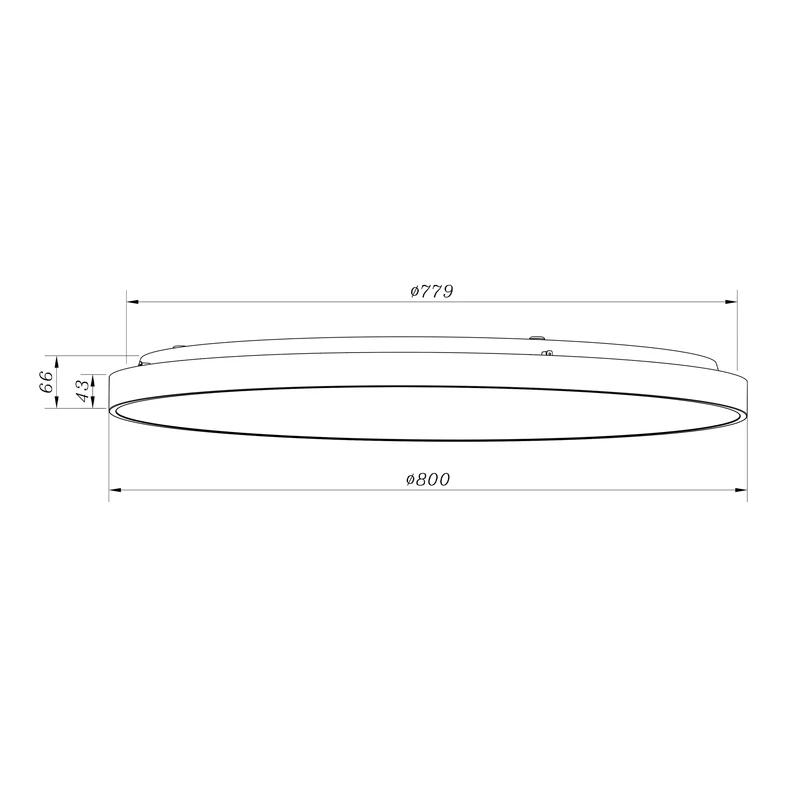 Stropné svietidlo LED okrúhle zlaté SIERRA 80 cm