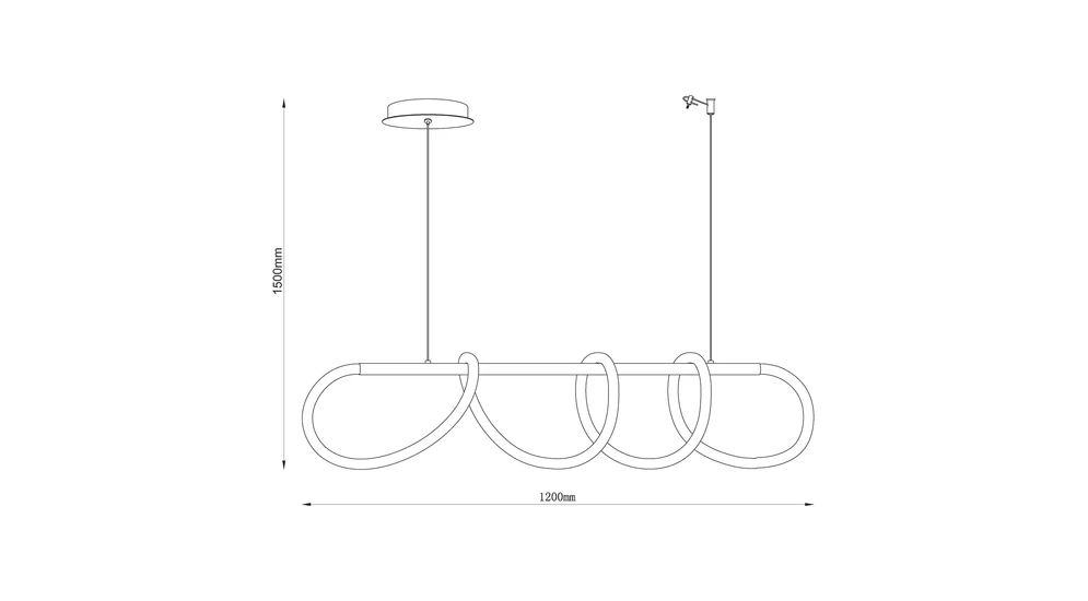 Design lampy BALBO pasuje do wnętrz opartych na nowoczesnej stylistyce i oszczędnej, minimalistycznej wymowie.