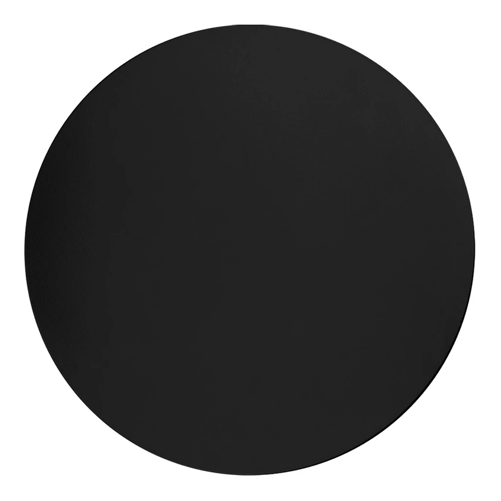 Nástenné svietidlo minimalistické okrúhle čierne LUNA NEW 40 cm