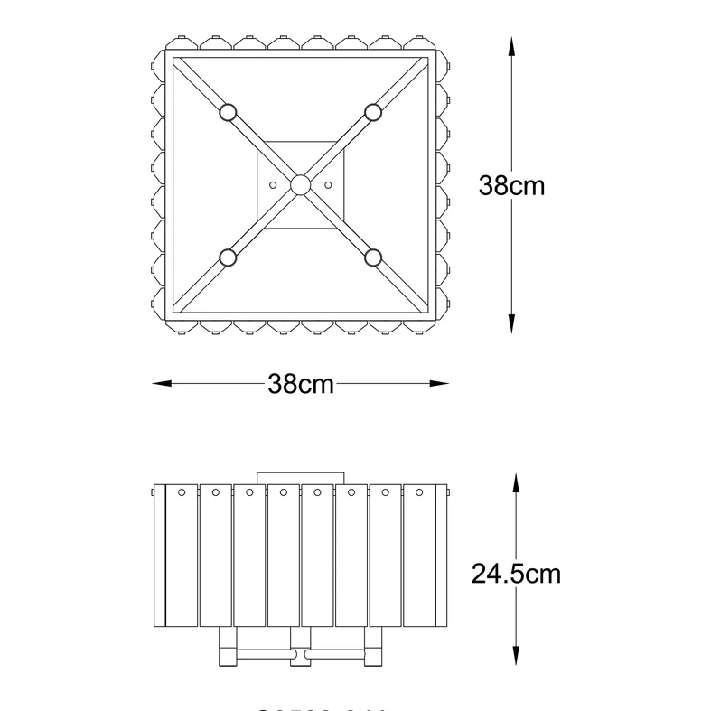 Stropné svietidlo PALACE C0523-04A-U8AC