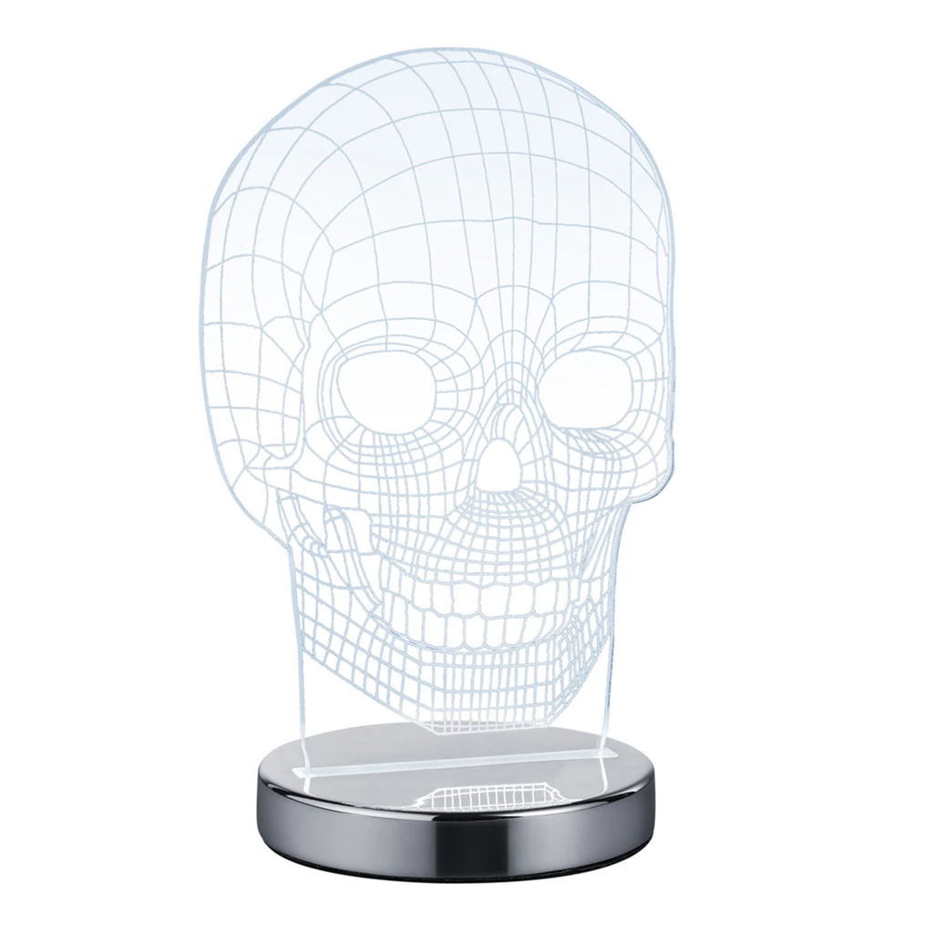 Dekoratívna lampa LED lebka SKULL