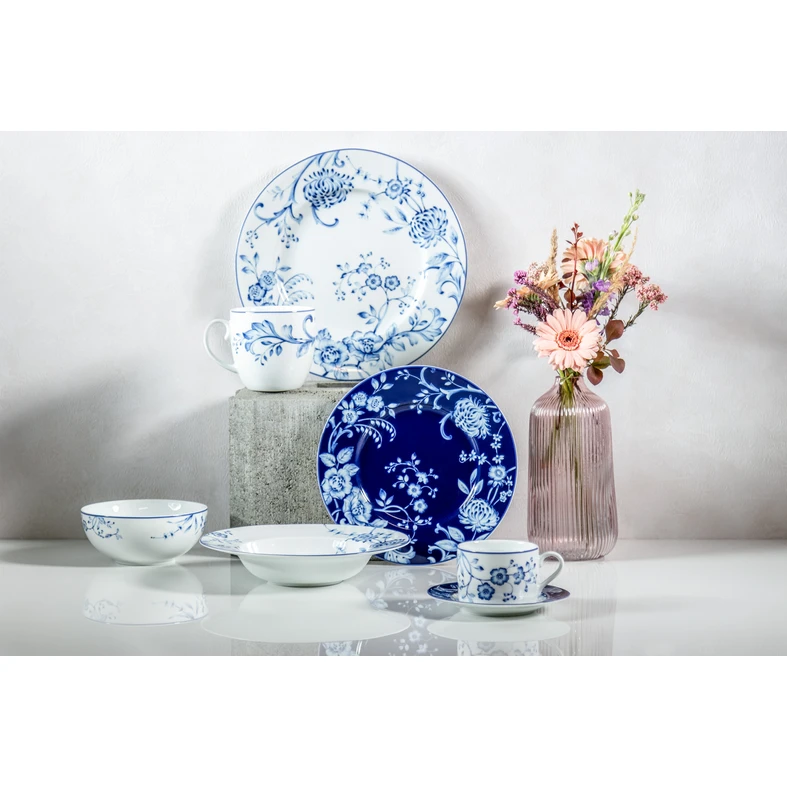 Dezertný tanier EVIA BLUE porcelán Bogucice 23 cm