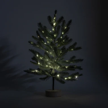 Vianočný stromček 80 LED 3AA zelený 60 cm