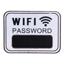 Nástenná tabuľa s nápisom WIFI PASSWORD MIX