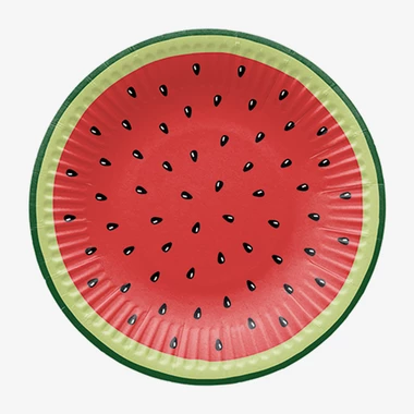 Papierové taniere WATERMELON 18 cm, 8 kusov