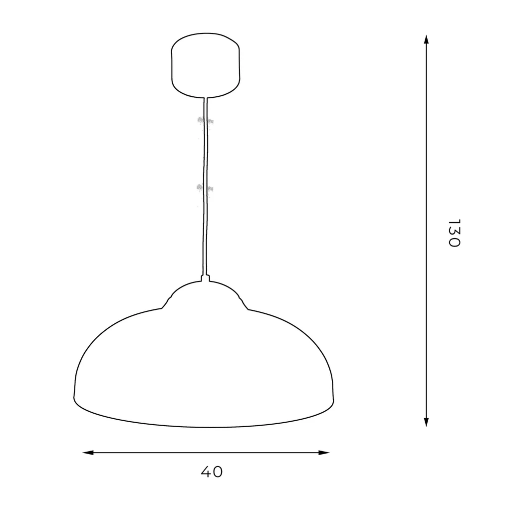 Závesná lampa čierno-zlatá BASCA