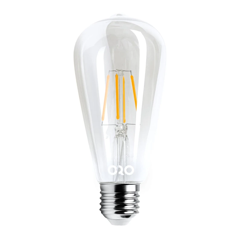 Dekoratívna retro LED žiarovka E27 8W neutrálna farba ORO-E27-ST64-FL-CLARO-8W-DW