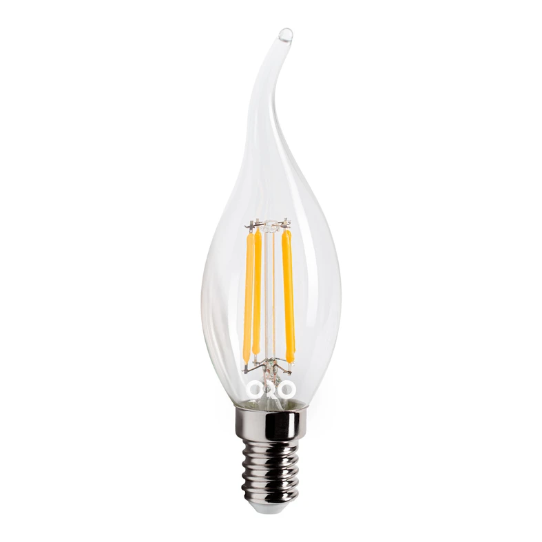 Žiarovka LED E14 6W ORO-E14-C35-FL-CLARO-FLAMI-6W-DW neutrálna farba