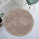 Okrúhly koberec taupe CLEVER 130 cm