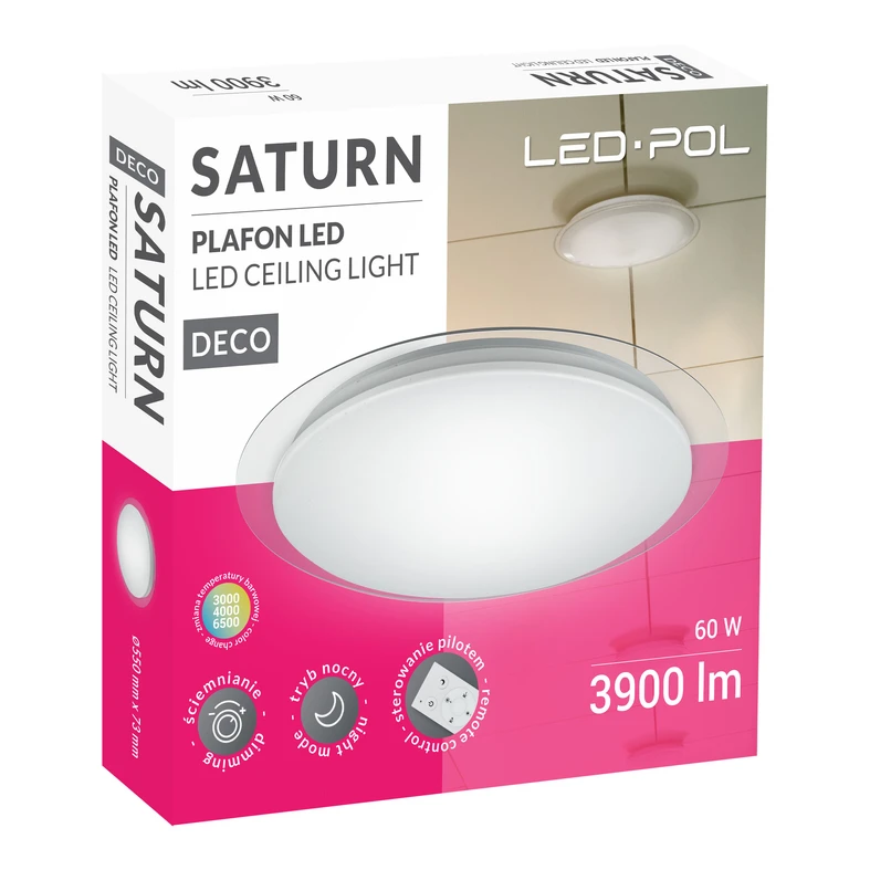 Stropná lampa SATURN LED