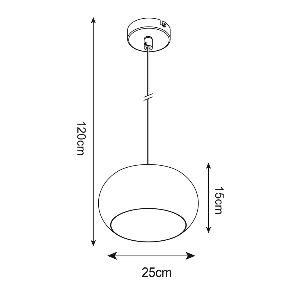 Závesná lampa P14120-1 SILLO