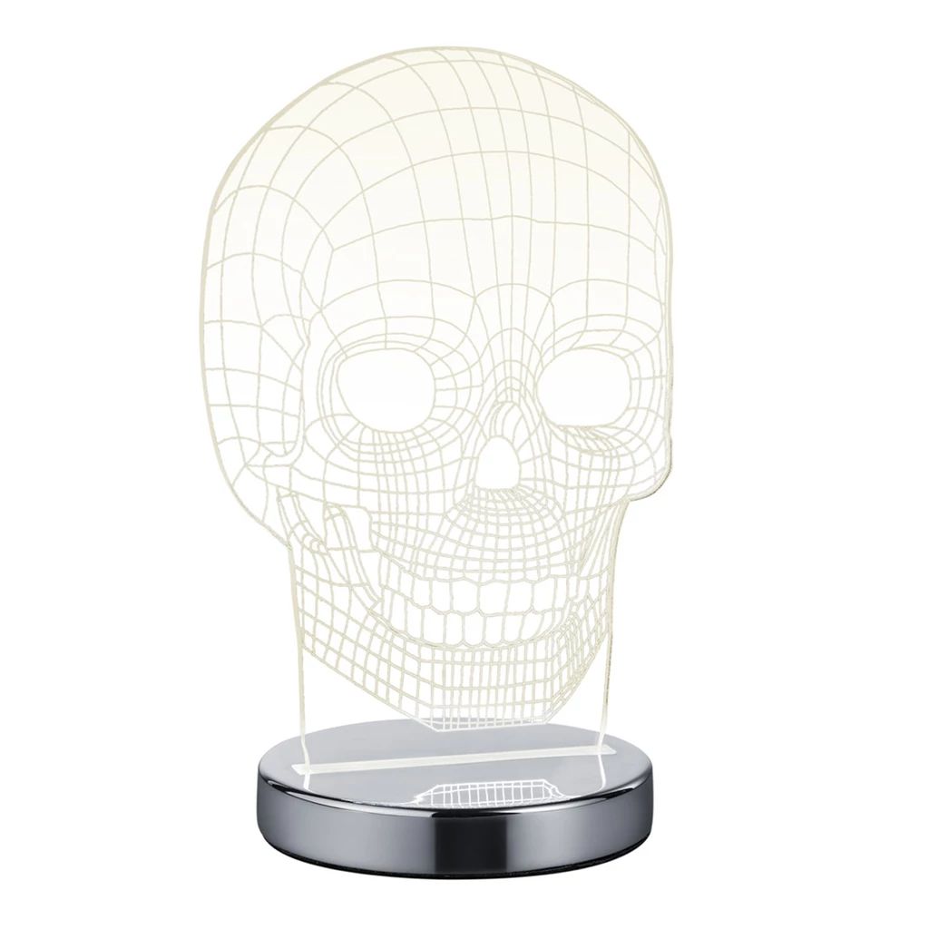 Dekoratívna lampa LED lebka SKULL