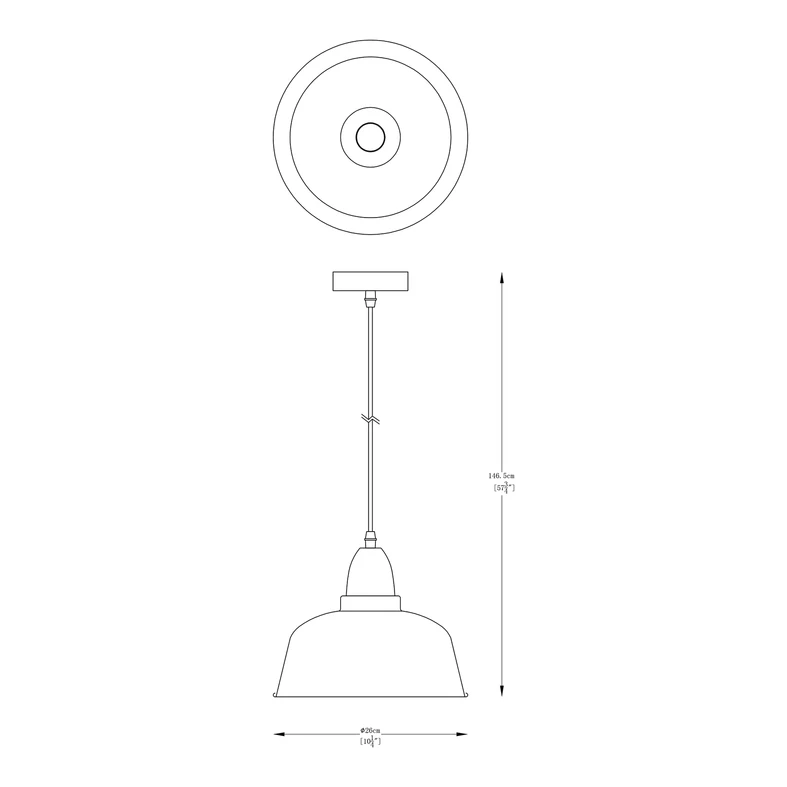 Závesná lampa čierno-zlatá MENSA