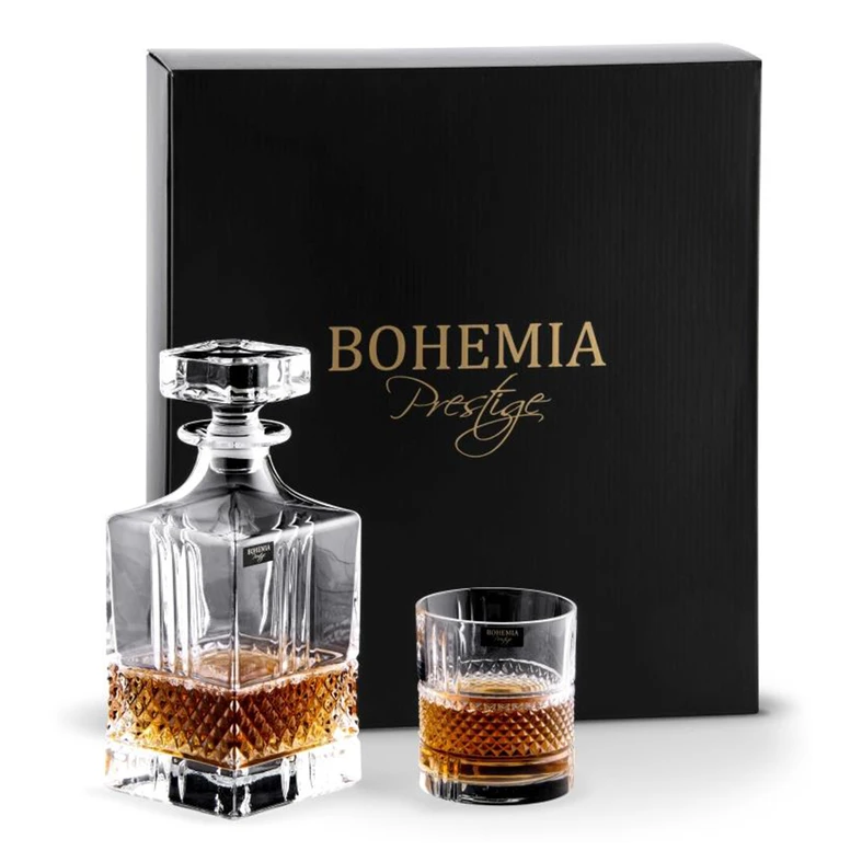 Súprava na whisky BOHEMIA PRESTIGE ELEGANTE, 7 ks