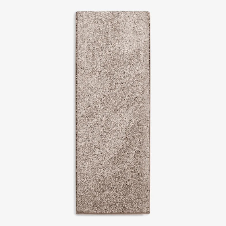 Dywan taupe CLEVER 80x250 cm wykonany z przędzy polipropylenowej.