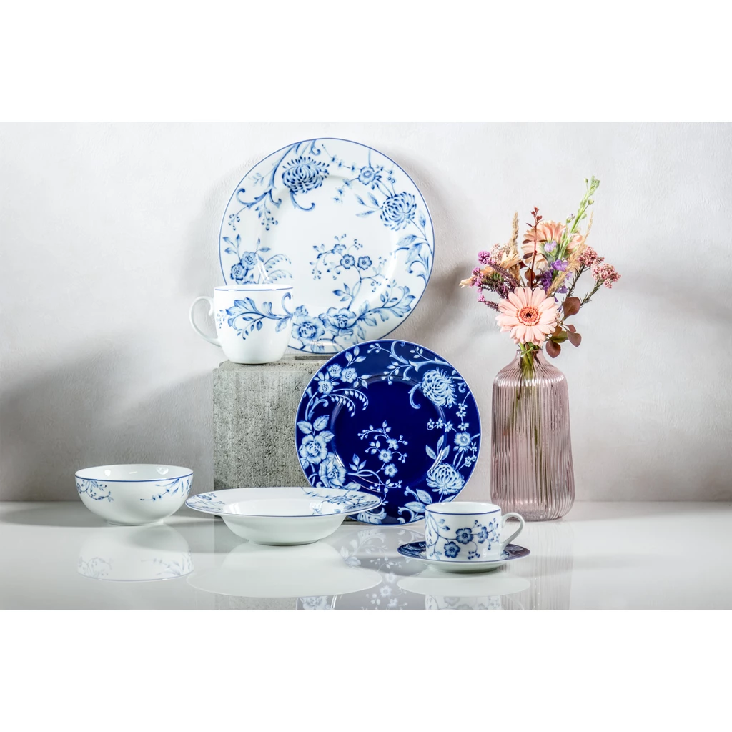 Hlboký tanier EVIA BLUE porcelán Bogucice 23,5 cm