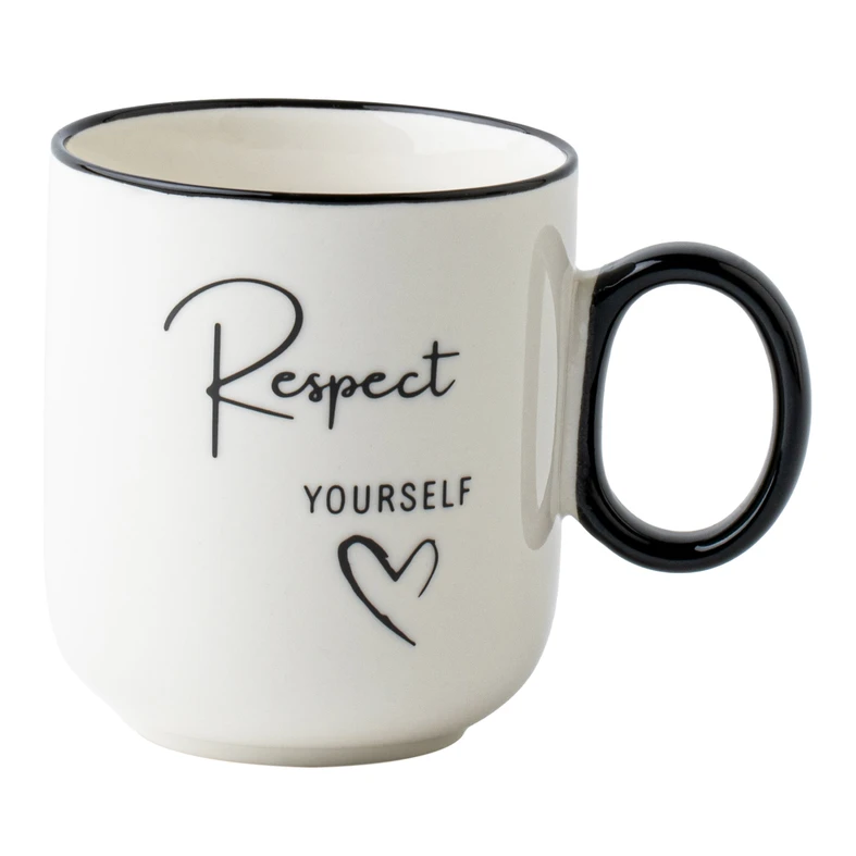 Porcelánový hrnček RESPECT YOURSELF 320 ml