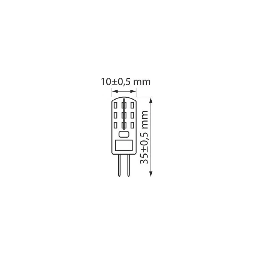 Žiarovka LED G4 1,5W teplá farba ORO-G4-OLI-1,5W