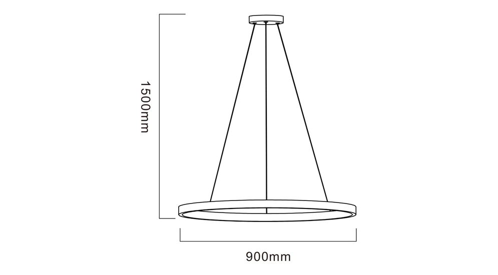 W modelu wiszącym HORIK zintegrowane z obudową oświetlenie LED ma moc 40W i strumień świetlny rzędu 4400 lumenów.