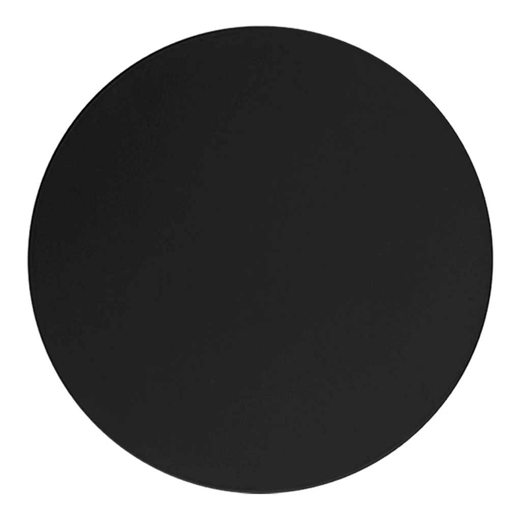 Nástenné svietidlo minimalistické okrúhle čierne LUNA NEW 30 cm