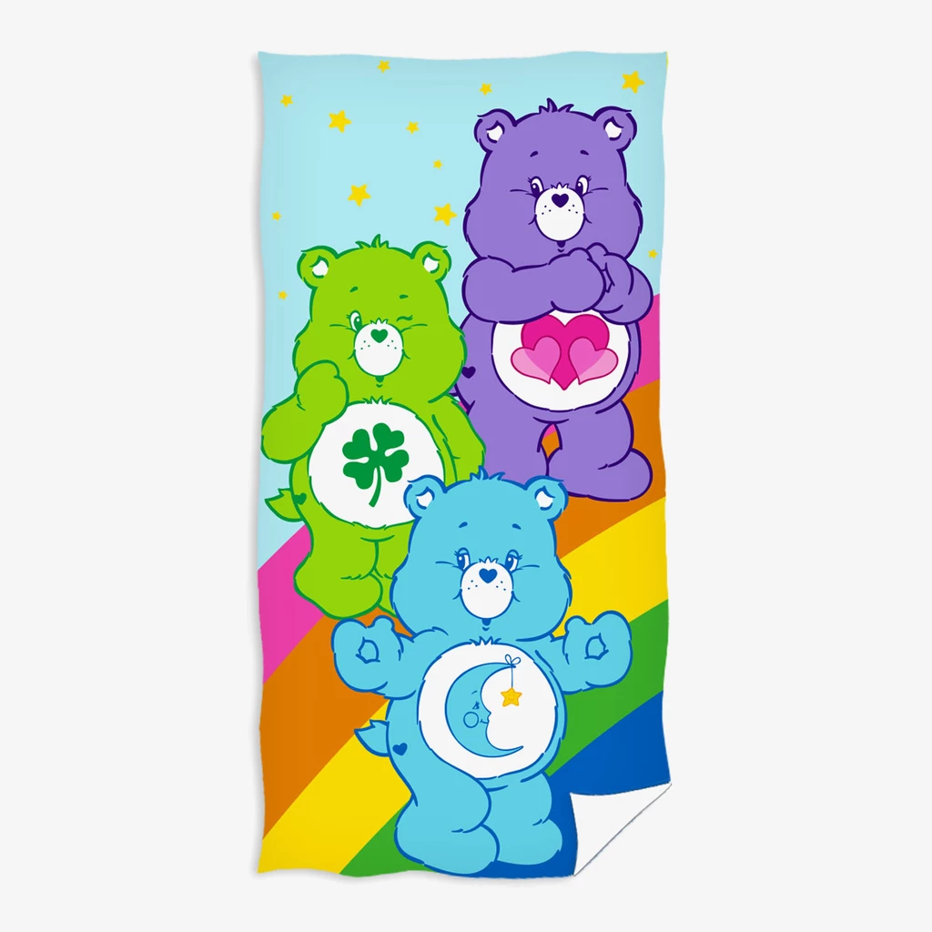 Ręcznik bawełniany CARE BEARS 30x50 cm do twarzy i rąk.