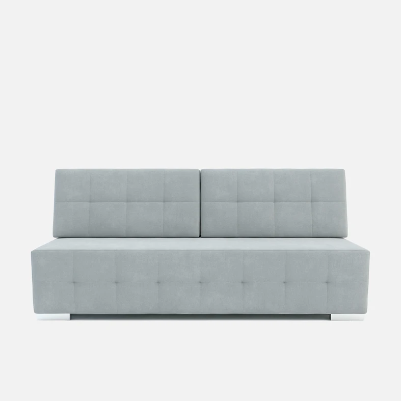 jasnoszara trzyosobowa sofa