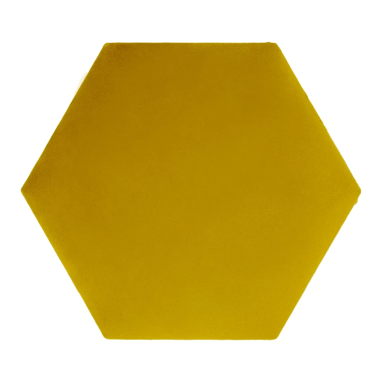 Čalúnený panel FIBI HEXAGON 20x20, medový