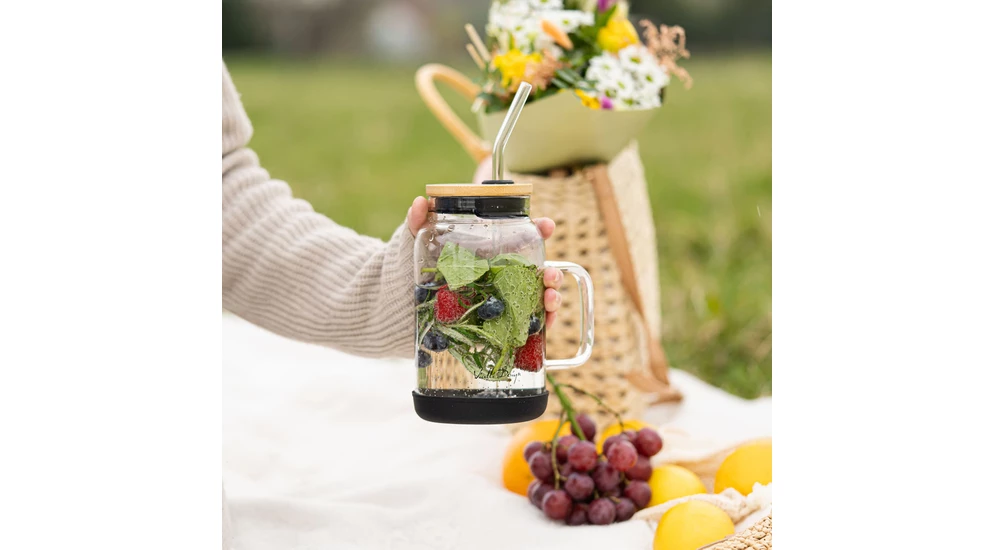 Pohár so slamkou na nápoje Fuori 600 ml