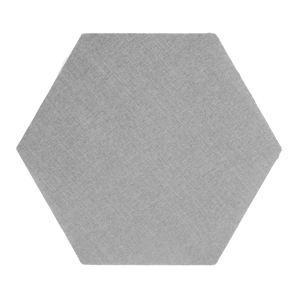 Čalúnený panel FIBI HEXAGON 20x20, šedý